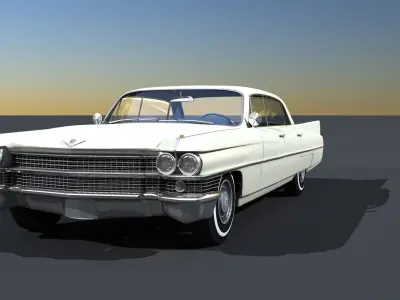 1964 Cadillac Sedan DeVille 3D model