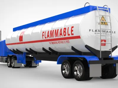 PeterBilt Truck 3D model