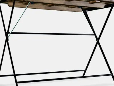 TARNO Table outdoor Low-poly 3D model