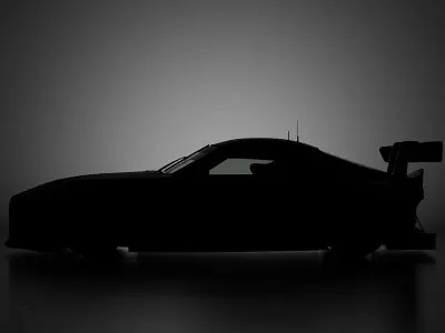 Automotive studio rendering setups 3D model