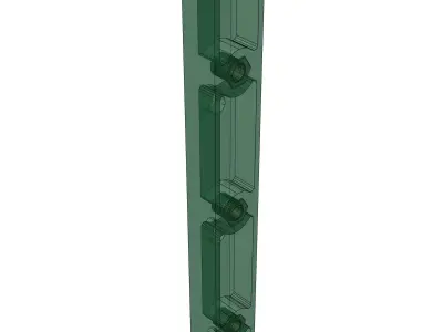 Low voltage busbar support insulator Free 3D model