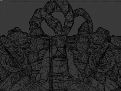 Frame mirror 3D model 07 3D print model