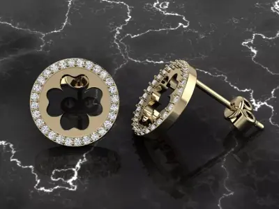 Jewelry Earring 3D print model