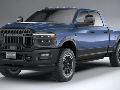 RAM Heavy Duty 2025 3D model