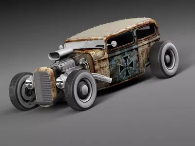 1929  Tudor RatRod  3D model