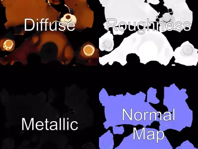 Cuddly Brown Bear model pack Low-poly 3D model