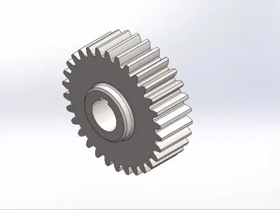 Spur Gear - 3D Printable 3D print model