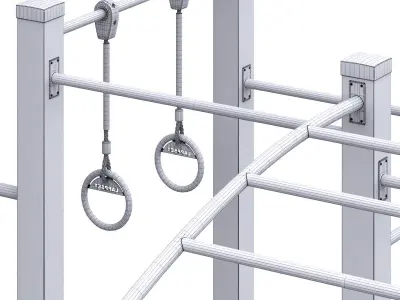 Lappset Street workout 3D model