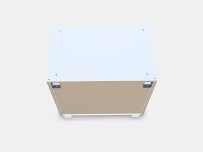 METOD Wall cabinet frame 8 Low-poly 3D model