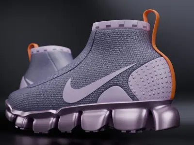 Nike vapor mars - Purple 2 3D model