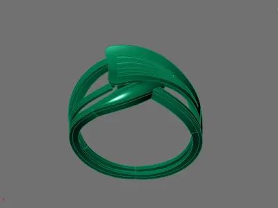 Women Ring Plain Ring Ready STL 3DM Models Womens Rings 3D print model 51