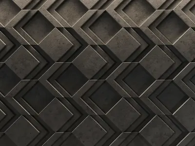 Mrf-Concrete-3dPanel-Tile01 3D model