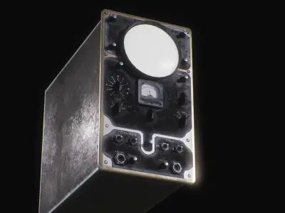 OSCILLOSCOPE GAME MODEL FBX Low-poly 3D model