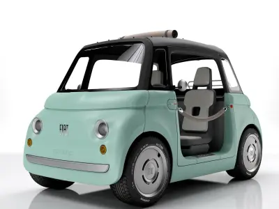 Fiat Topolino 2023 3D model