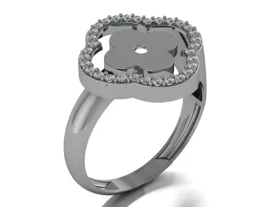 Louis Vuitton Ring 3D print model