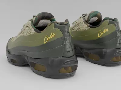 Corteiz x Nike Air Max 95 Sequoia 3D model