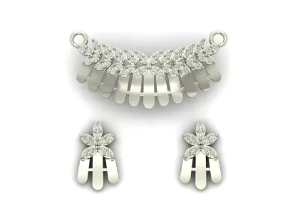 Pendant Necklace 3D print model 22
