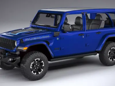 Jeep Wrangler 4xe Rubicon 2024 3D model