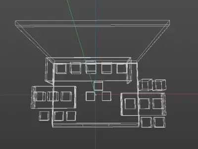 Luxury showcase model 3D model