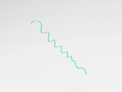 Ribbon v1 005 Low-poly 3D model