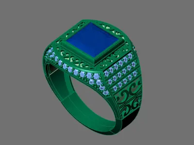 STL 3DM Gents Rings Ready Models Mens Rings 3D print model 3D print model