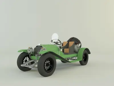 Hudson model car 3D model