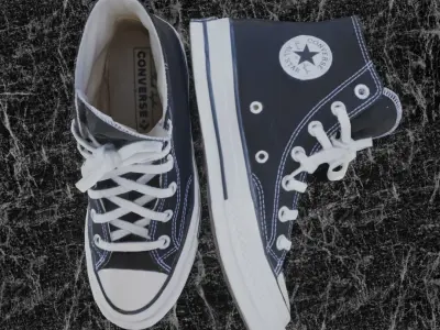 CONVERSE ALL STAR 3D SHOES Low-poly 3D model