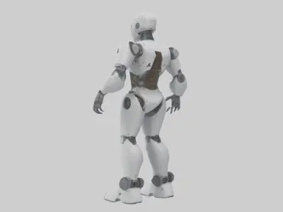 Robot version of an engineer model 3D model