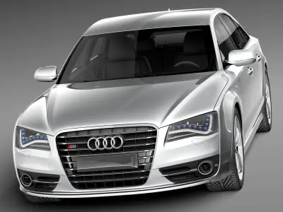 Audi S8 2013 3D model