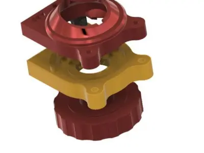 Airsoft Gun Speed loader tested for 3D printer  3D print model