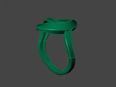 Plain Ring Women Ready STL 3DM Models Womens Rings 3D models 3D print model 34