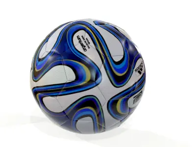 Adidas soccer balls 3D model