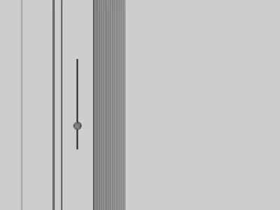 Wall panel 3D model 2