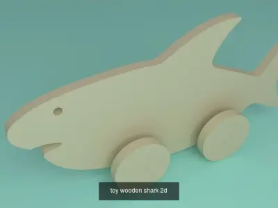 Wooden toys 3D Model Pack