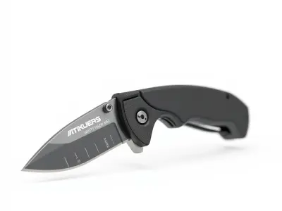 Sleek Utility Knife with Retractable Blade model pack Low-poly 3D model