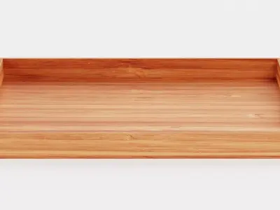 -Bamboo Tray V2- 3D model