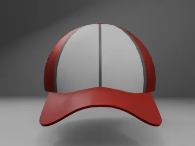 Baseball cap 3D model buy