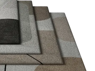 Rug Set 08 3D model