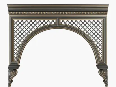 Architectural arch 3D model