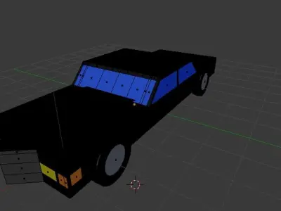 1976 Cadillac Coupe De Ville  3D model