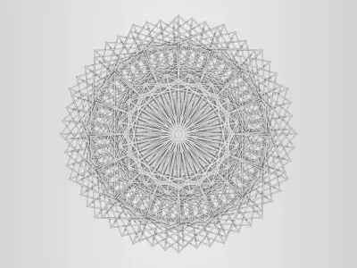 Abstract star 3D model
