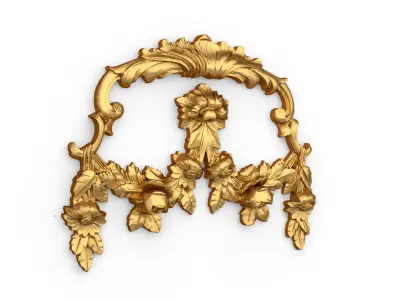 Classic carved decor ornament 363 3D model