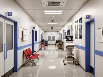 Archinteriors for UE vol 14 - hospital scene 3D model