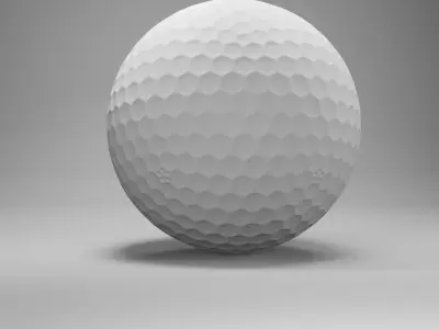 golf ball 3D model 5