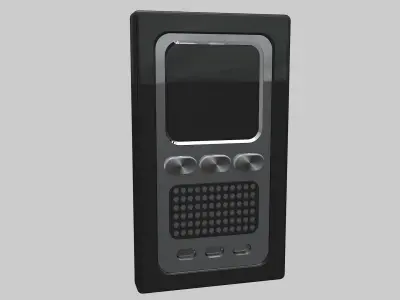 Communication Panel 01 Free 3D model
