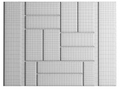 Panel 3D model 5
