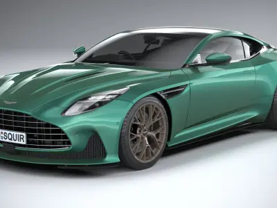 Aston Martin DB12 2024 LowPoly 3D model