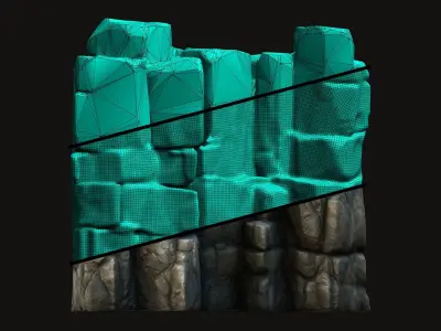 Rock Stone 24 Free low-poly 3D model