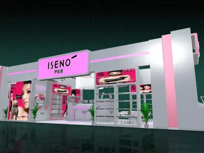 Booth - Area - 15X6-3DMAX2009-07 3D model