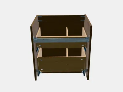 ANGSJON Wash-stand with drawers 5 Low-poly 3D model